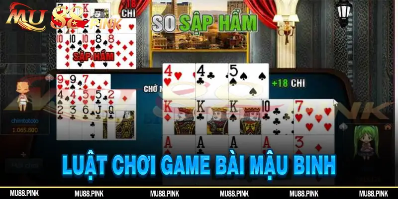 Luật của game bài Mậu Binh online