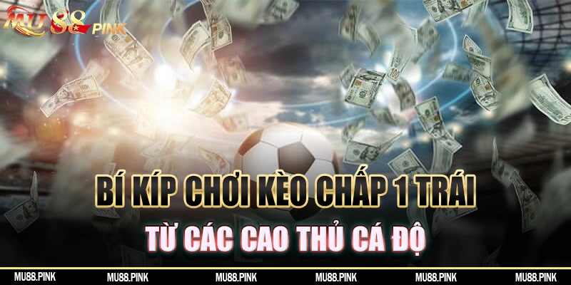 Bí kíp chơi kèo chấp 1 trái từ các cao thủ cá độ